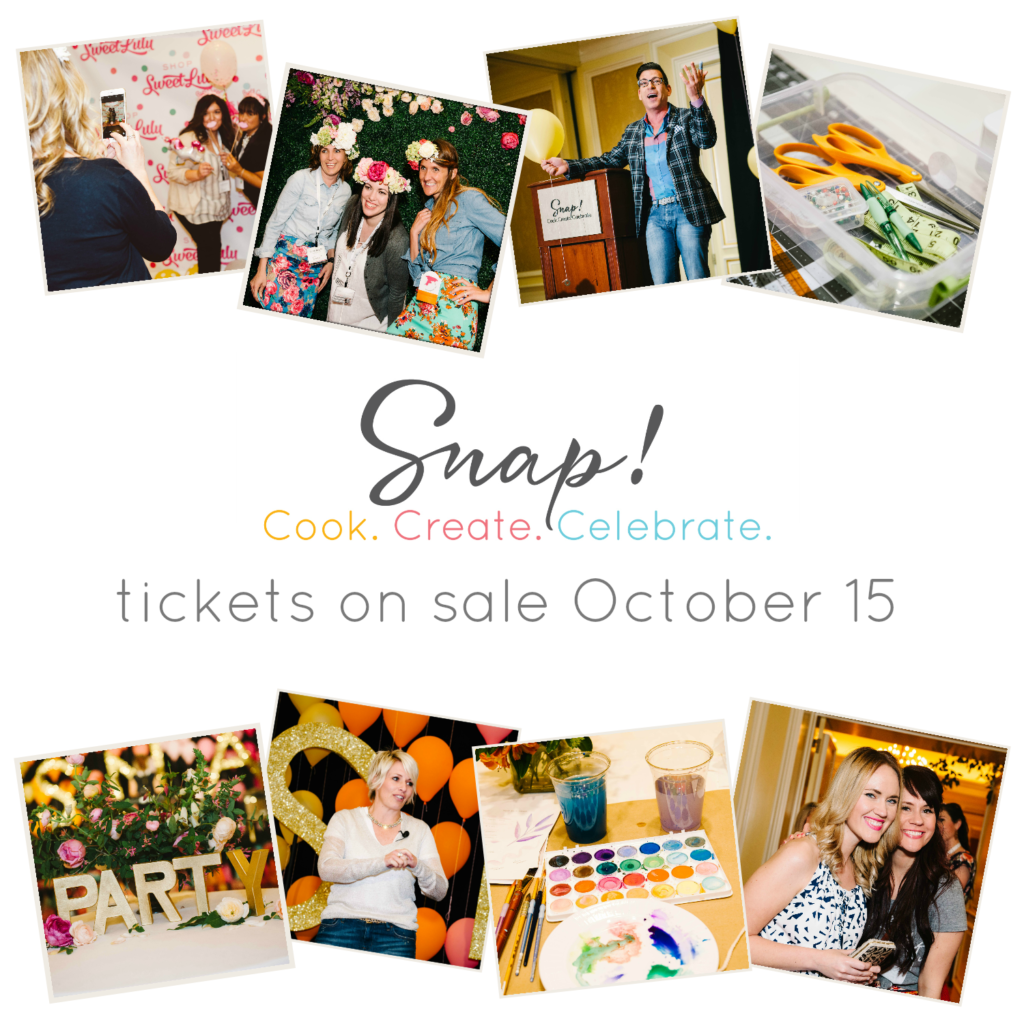 Information about ticket sales for Snap 2015